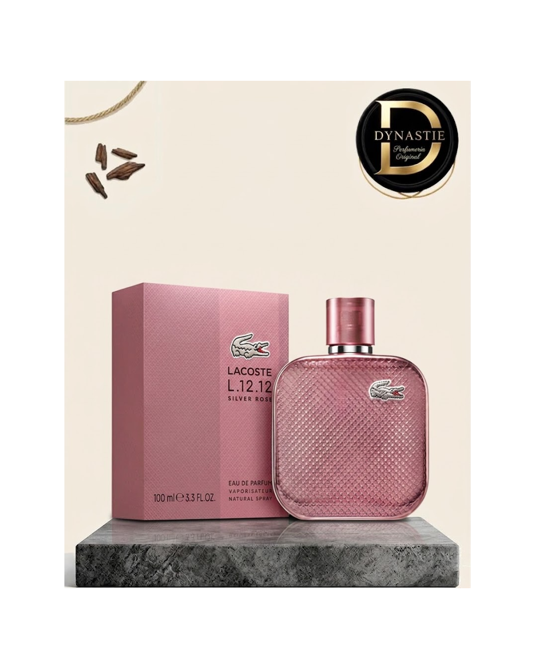Lacoste L.12.12 Silver Rose-Eau De Parfum